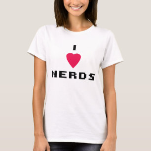 T-shirt I Coeur Nerds (Chemises Lumineuses)