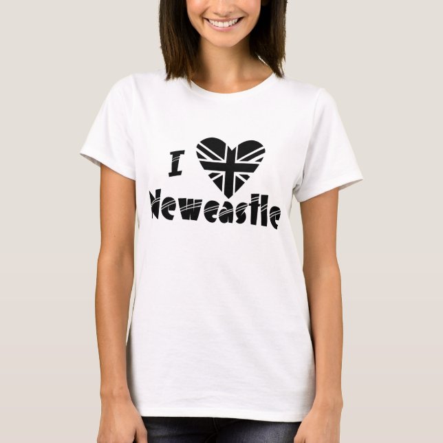 T-shirt I coeur Newcastle (Devant)