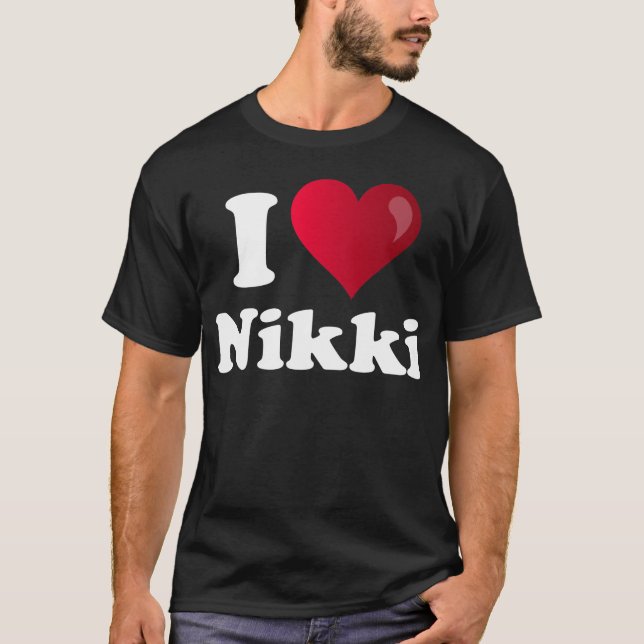 T-shirt I coeur Nikki (Haley) (Devant)