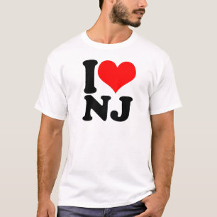 T-shirt I coeur NJ