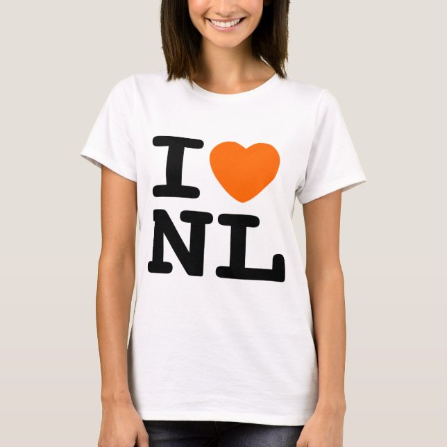 T-shirt I coeur NL (Devant)