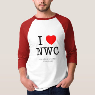 T-shirt I coeur NWC - rouge