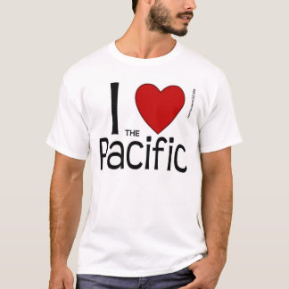 T-shirt I Coeur Pacifique droite chemise