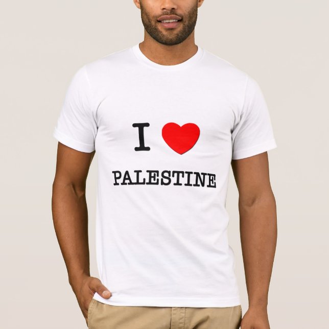T-SHIRT I COEUR PALESTINE (Devant)