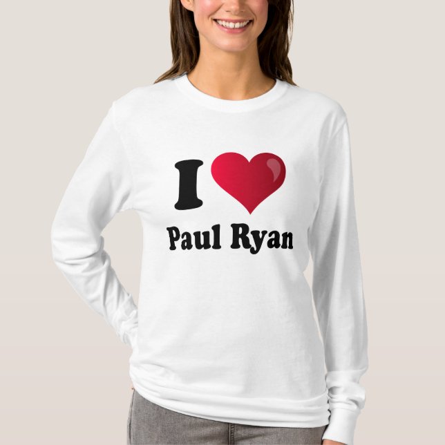 T-shirt I coeur Paul Ryan (Devant)