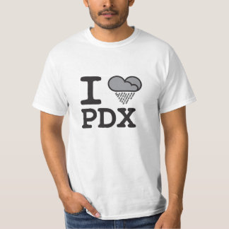 T-shirt I coeur Portland du coeur PDX I