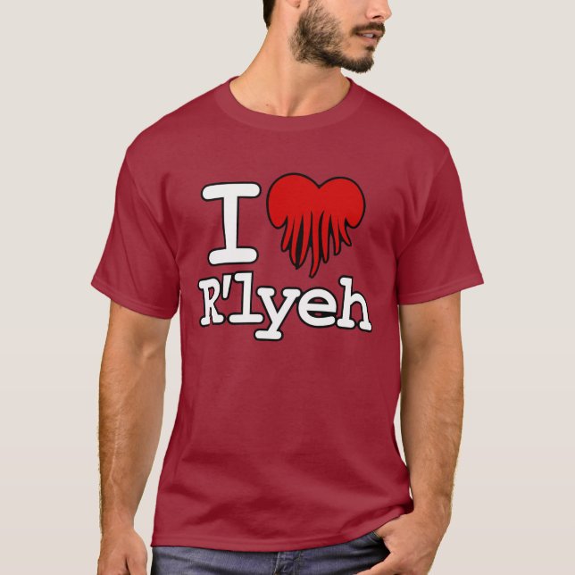 T-shirt I coeur R'lyeh (Devant)