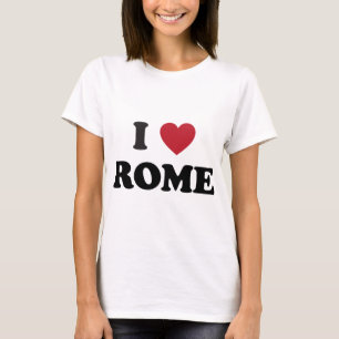 T-shirt I coeur Rome Italie