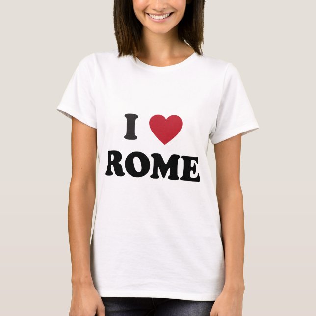 T-shirt I coeur Rome Italie (Devant)