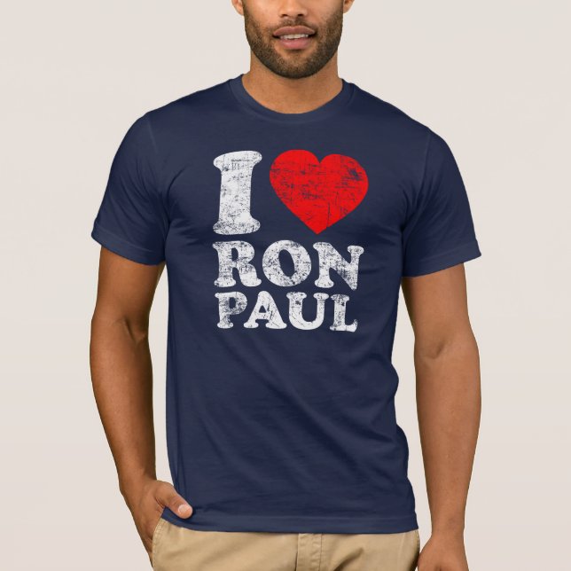 T-shirt I coeur Ron Paul (Devant)