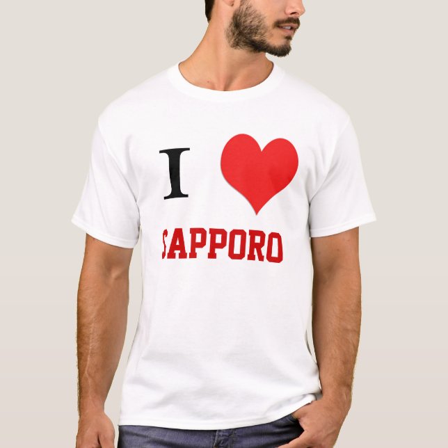 T-shirt i coeur Sapporo (Devant)