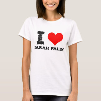 T-shirt I coeur Sarah Palin