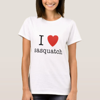T-shirt I coeur Sasquatch