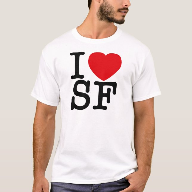 T-shirt I "coeur" SF (Devant)