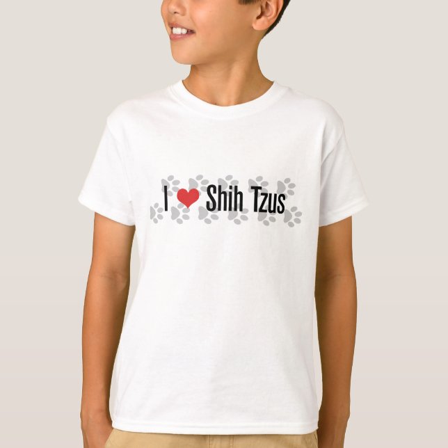 T-shirt I (coeur) Shih Tzus (Devant)
