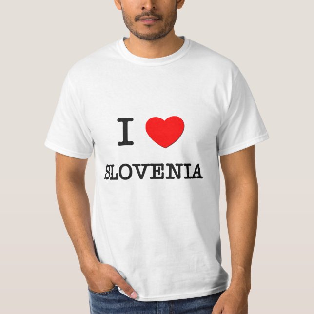 T-SHIRT I COEUR SLOVÉNIE (Devant)