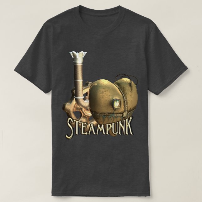 T-shirt I coeur Steampunk (Design devant)
