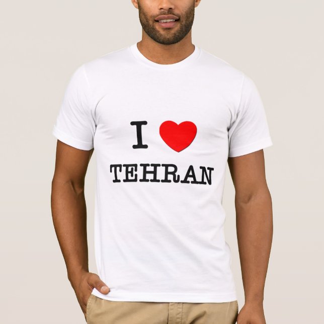 T-shirt I coeur TÉHÉRAN (Devant)