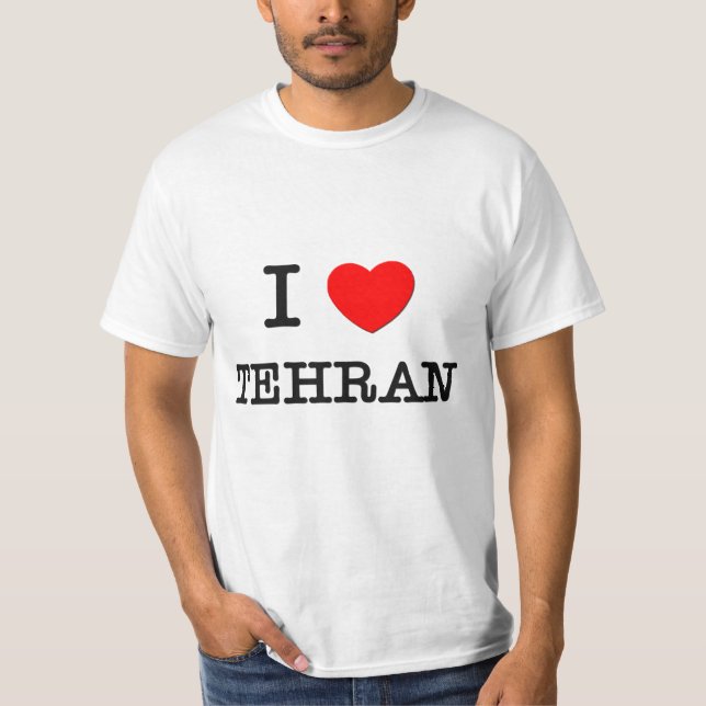 T-shirt I coeur TÉHÉRAN (Devant)