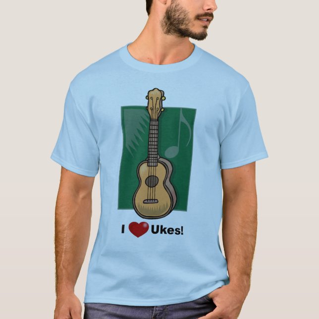 T-shirt I (coeur) Ukes (Devant)