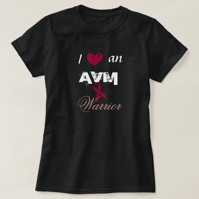 T-shirt I coeur une chemise de ruban de Bourgogne de (Design devant)