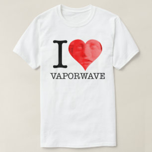 T-shirt I coeur Vaporwave