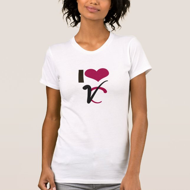 T-shirt I coeur vc (Devant)