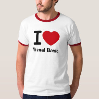 T-shirt I coeur Visual Basic