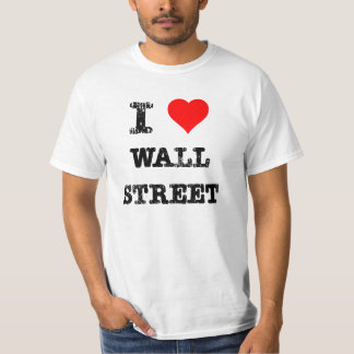 T-shirt I coeur Wall Street
