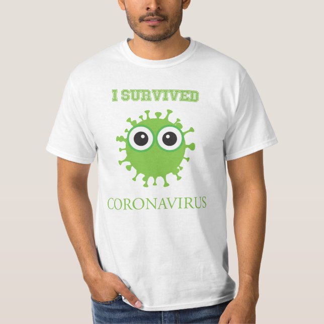 T-shirt I Coronavirus survivant (Devant)