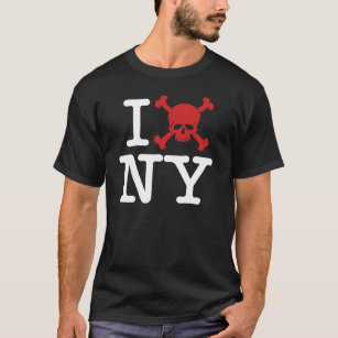 T-shirt I "crâne" NY