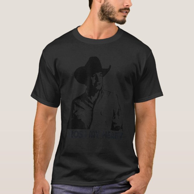 T-shirt I Cross My Heart Love Country Music 70s Legends Li (Devant)