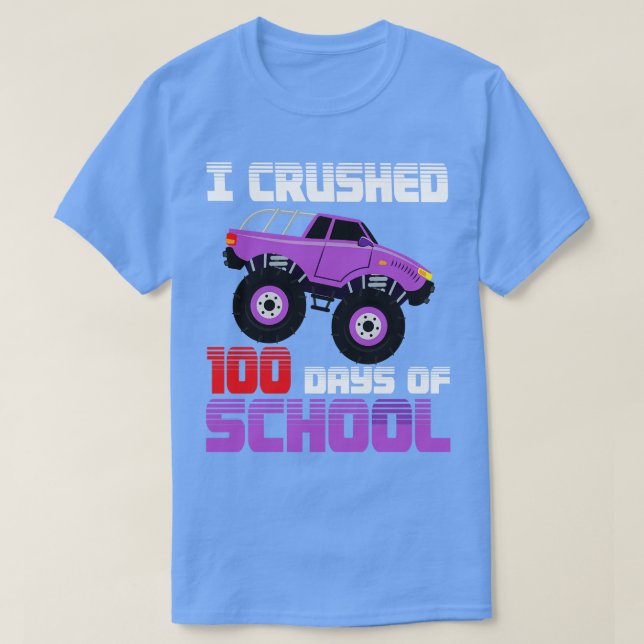 T-shirt I Crusehd 100 jours d'école Enfants (Design devant)