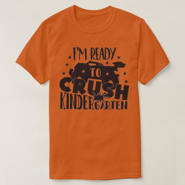 T-shirt I Crushed Kindergarten Monster Truck Graduation 20 (Design devant)