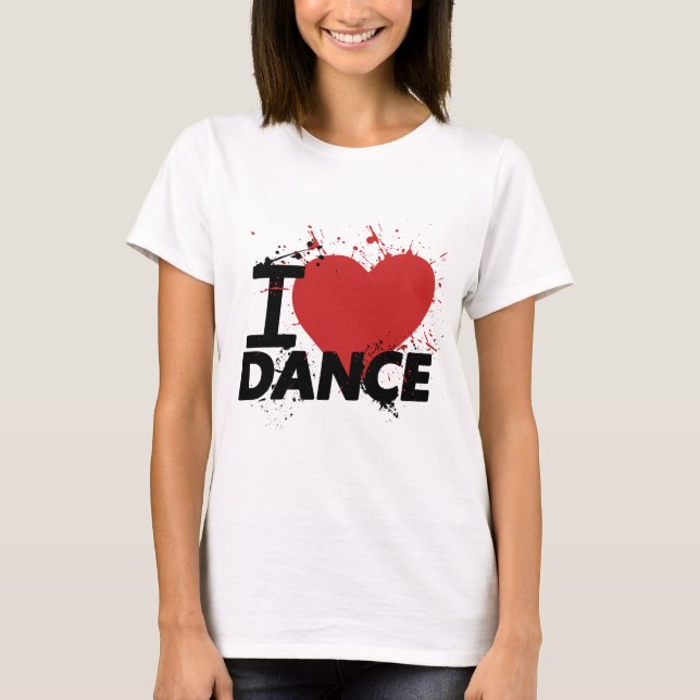 T-shirt I danse de coeur (Devant)