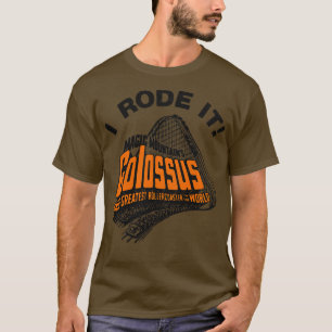 T-shirt I Dessous de verre à rouleaux de colosse rétro déf