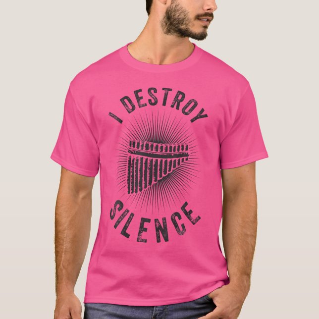 T-shirt I Destroy Silence (Devant)