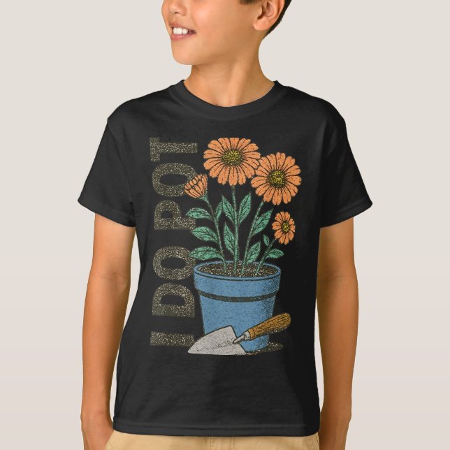 T-shirt I Do T Funny Gardening Funny Smoker  (Devant)