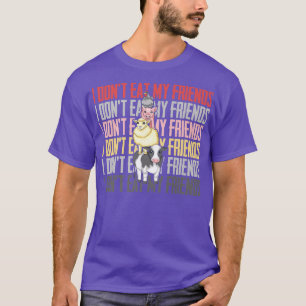 T-shirt I Don't Eat My Friends Cow Sheep Pig Chicken Go Ve