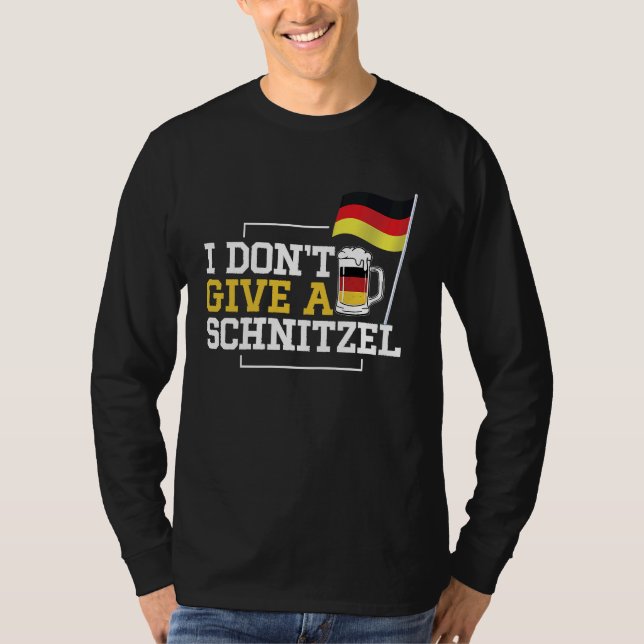 T-shirt i dont give a schnitzel funny germans in the usa (Devant)