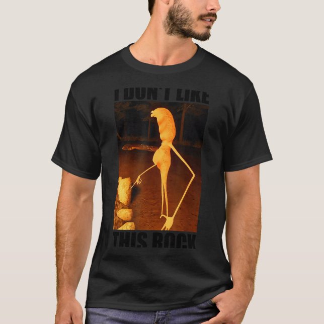 T-shirt I Don't Like This Rock Funny Marcus The Worm Meme  (Devant)