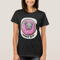 I Donut Bite Cute Frenchie Donut French Buldog Sw