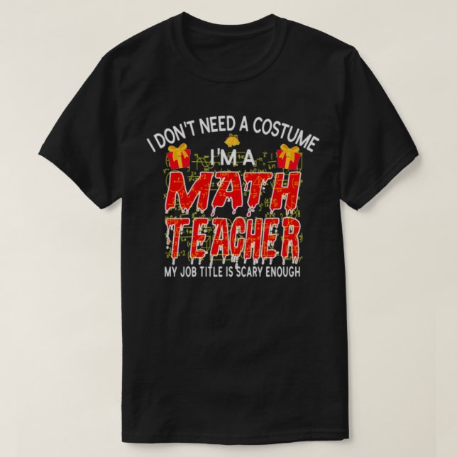 T-shirt I Donx27t Besoin D'Un Costume Ix27m Un Enseignant  (Design devant)