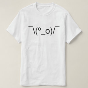 T-shirt I Dunno LOL\\(º_o)/° Emoticon Japonais Kaomoji