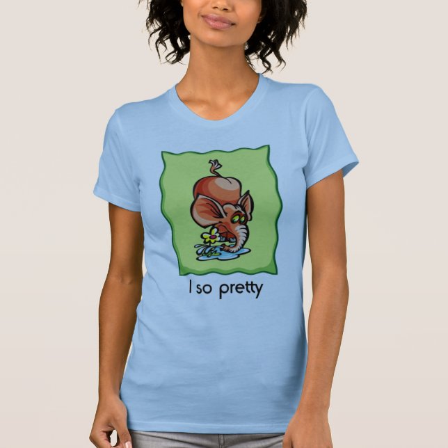 T-shirt I éléphant tellement joli (Devant)