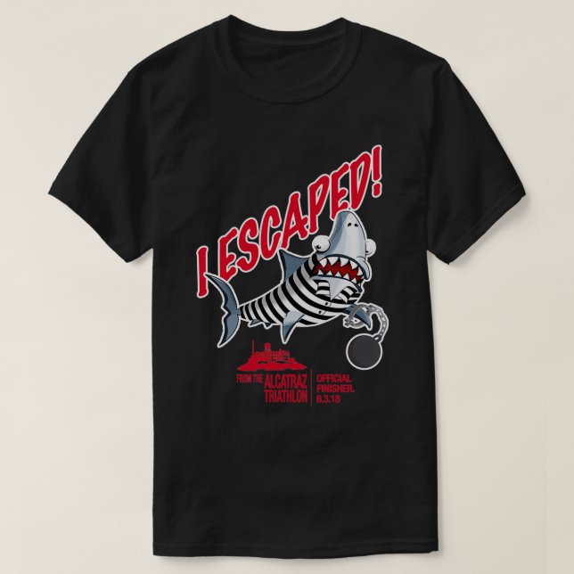 T-shirt I Escape from Alcatraz Triathlon  (Design devant)