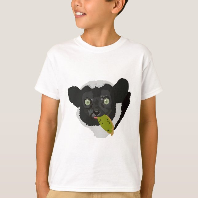 T-shirt I est pour Indri Lemur (Devant)