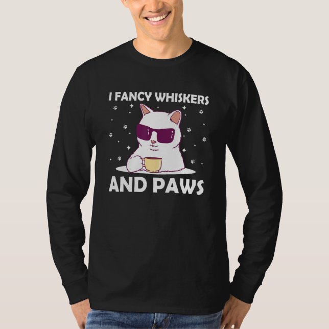 T-shirt I Fancy Whiskers et Paws Collection de chats Kitte (Devant)