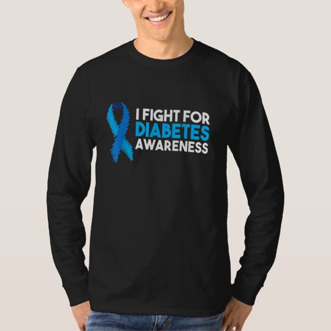 T-shirt I Fight For Diabetes Awareness (Devant)