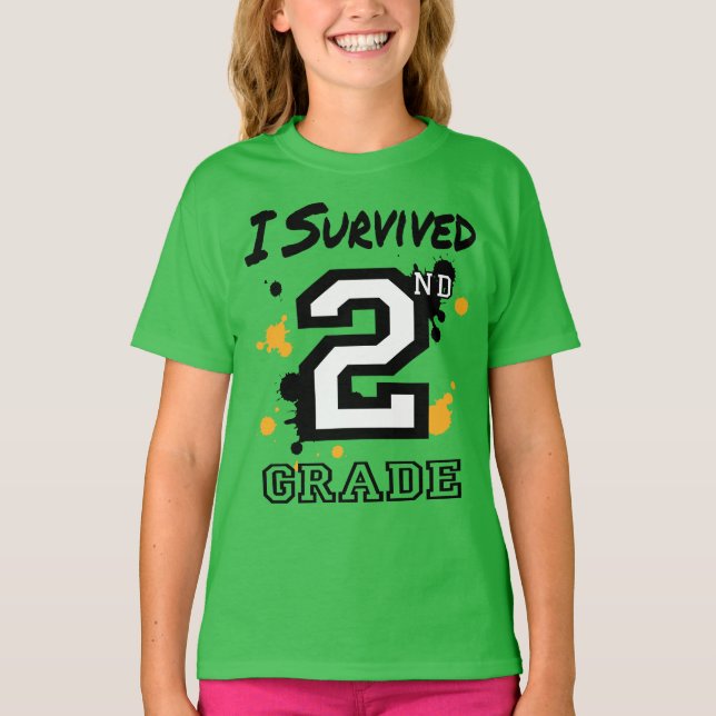 T-shirt I Filles de 2e année survécues (Devant)